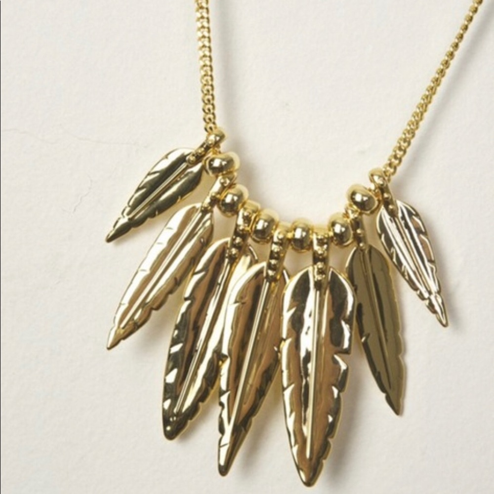 Rebecca Minkoff Leaf Necklace